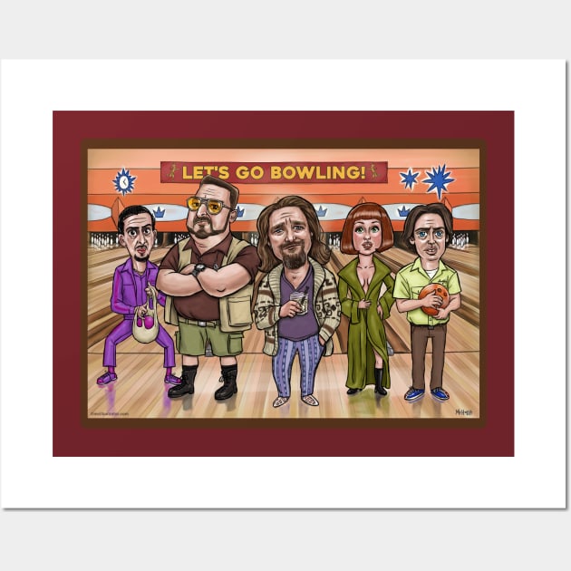 The Big Lebowski Wall Art by mcillustrator